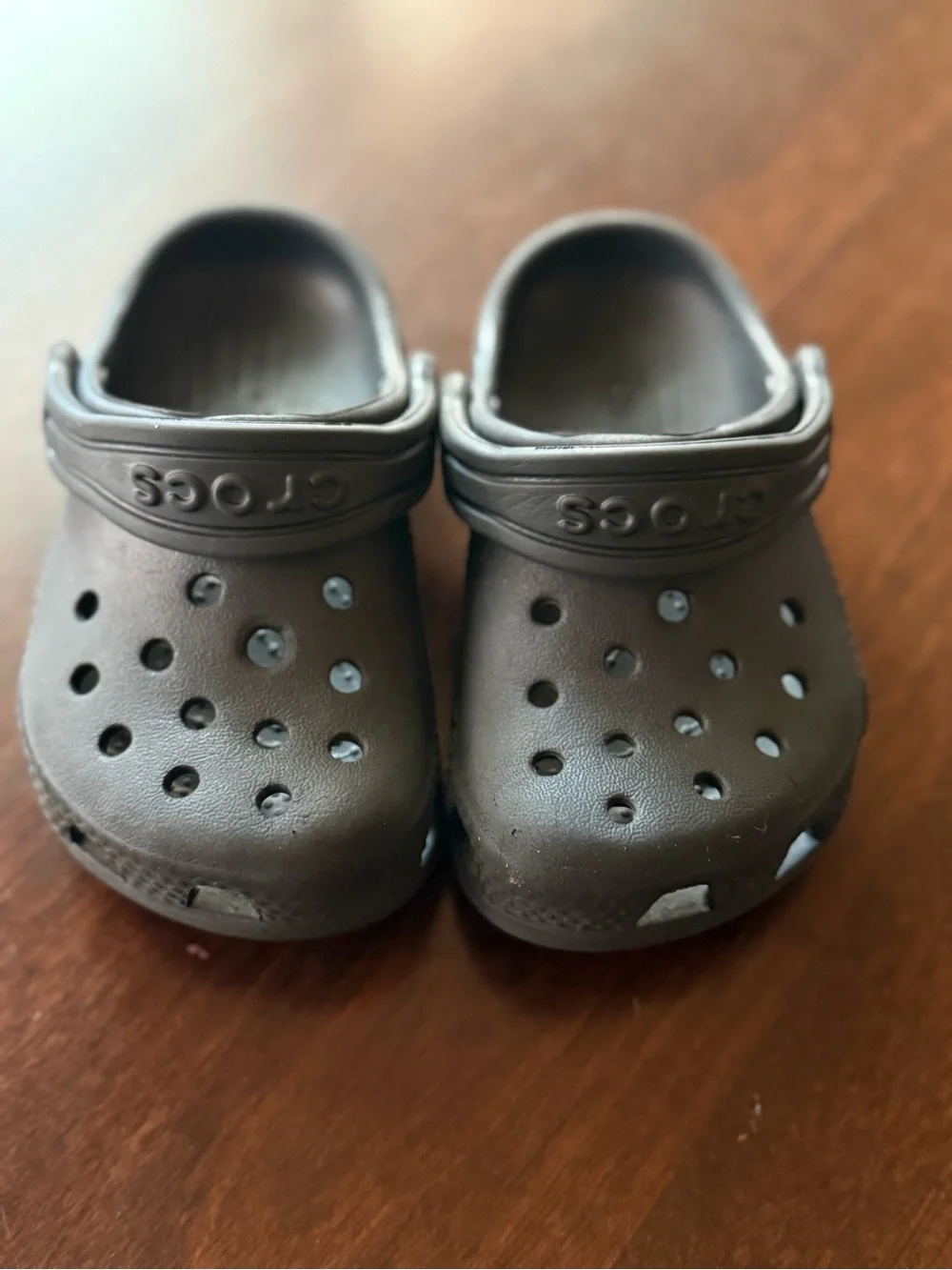 CROCS Black Slip-On Clog Sandals